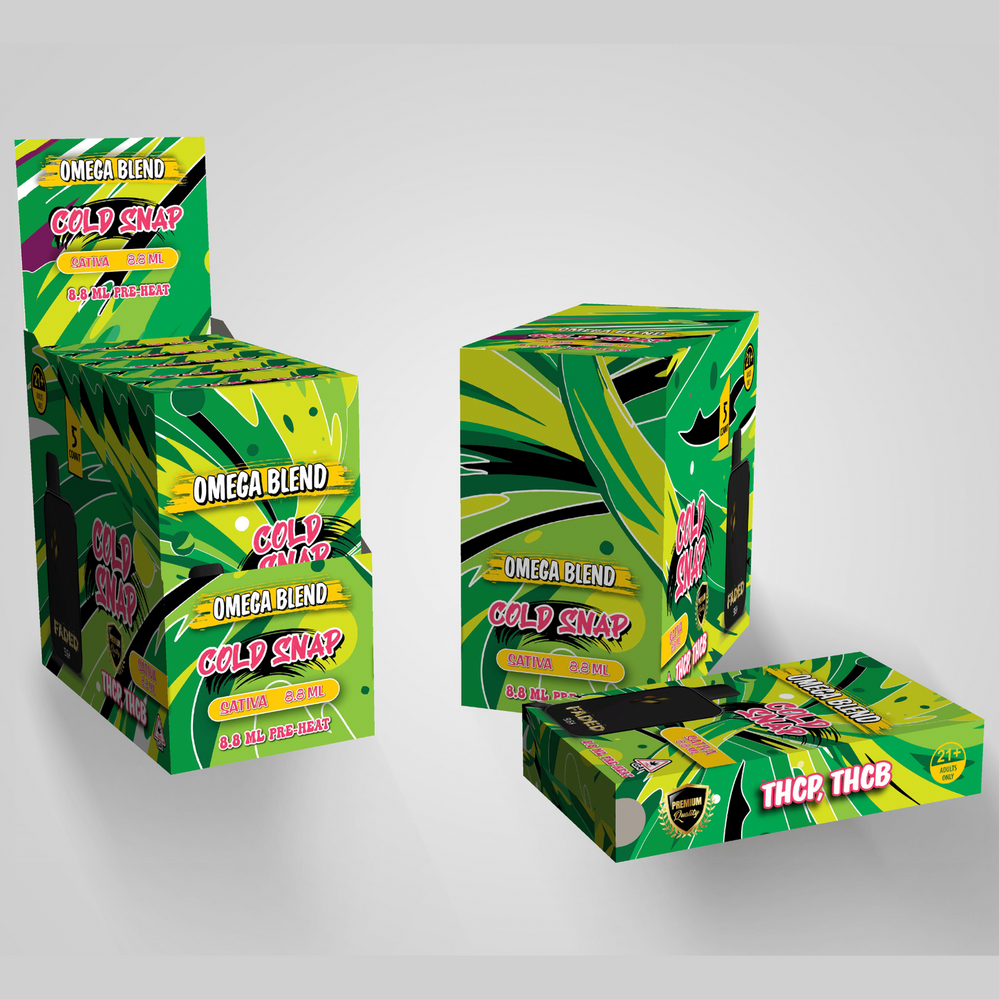 Faded 8.8ML Disposable Omega Blend Cold Snap