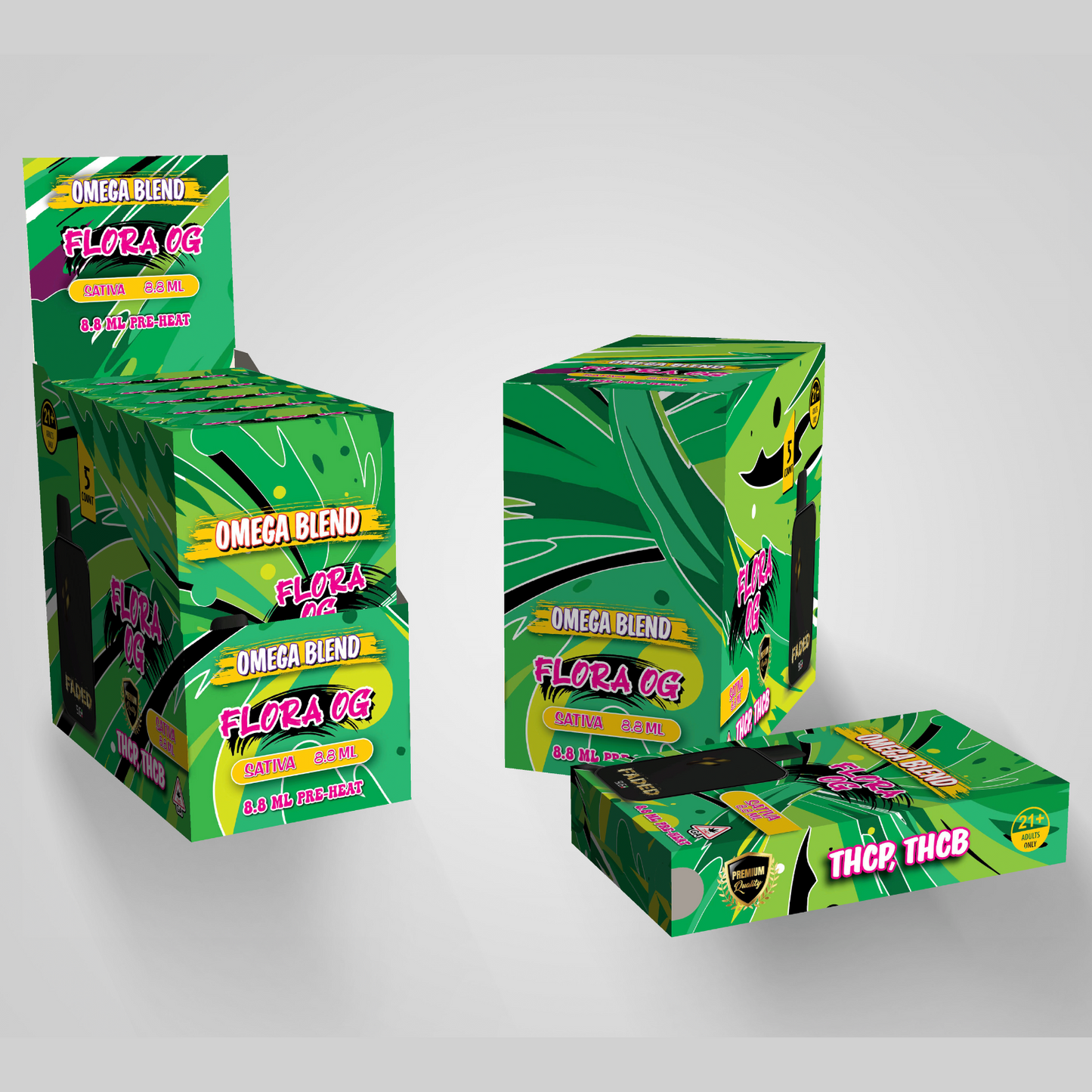 Faded 8.8ML Disposable Omega Blend Flora OG