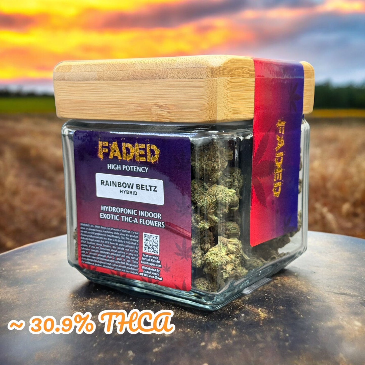 Faded Hydroponic Indoor Exotic THC-A Flower