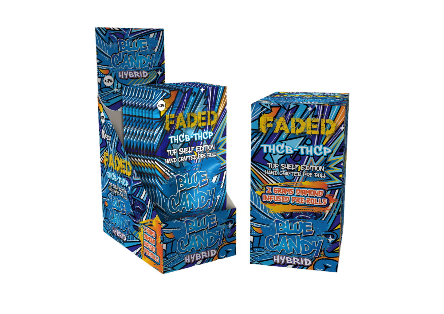 Faded Top Shelf Edition THC-B + THC-P 2GM Pre-rolls 5CT