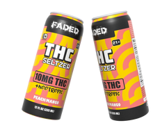 THC Seltzer 10MG THC +Nootropic Peach/Mango