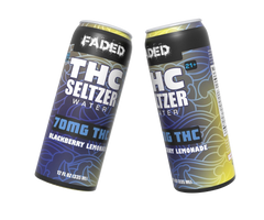 THC Seltzer Water 70MG THC BlackBerry Lemonade