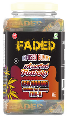 Faded Infused Gummy Assorted Flavors 120,000MG 1500MG Per Gummy THC-A