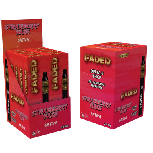 2.5ML Delta 8 + THC-P Disposables STRAWBERRY HAZE