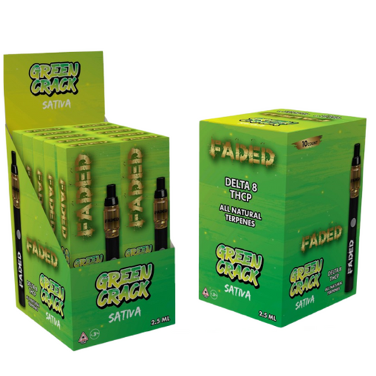 2.5ML Delta 8 + THC-P Disposables GREEN CRACK