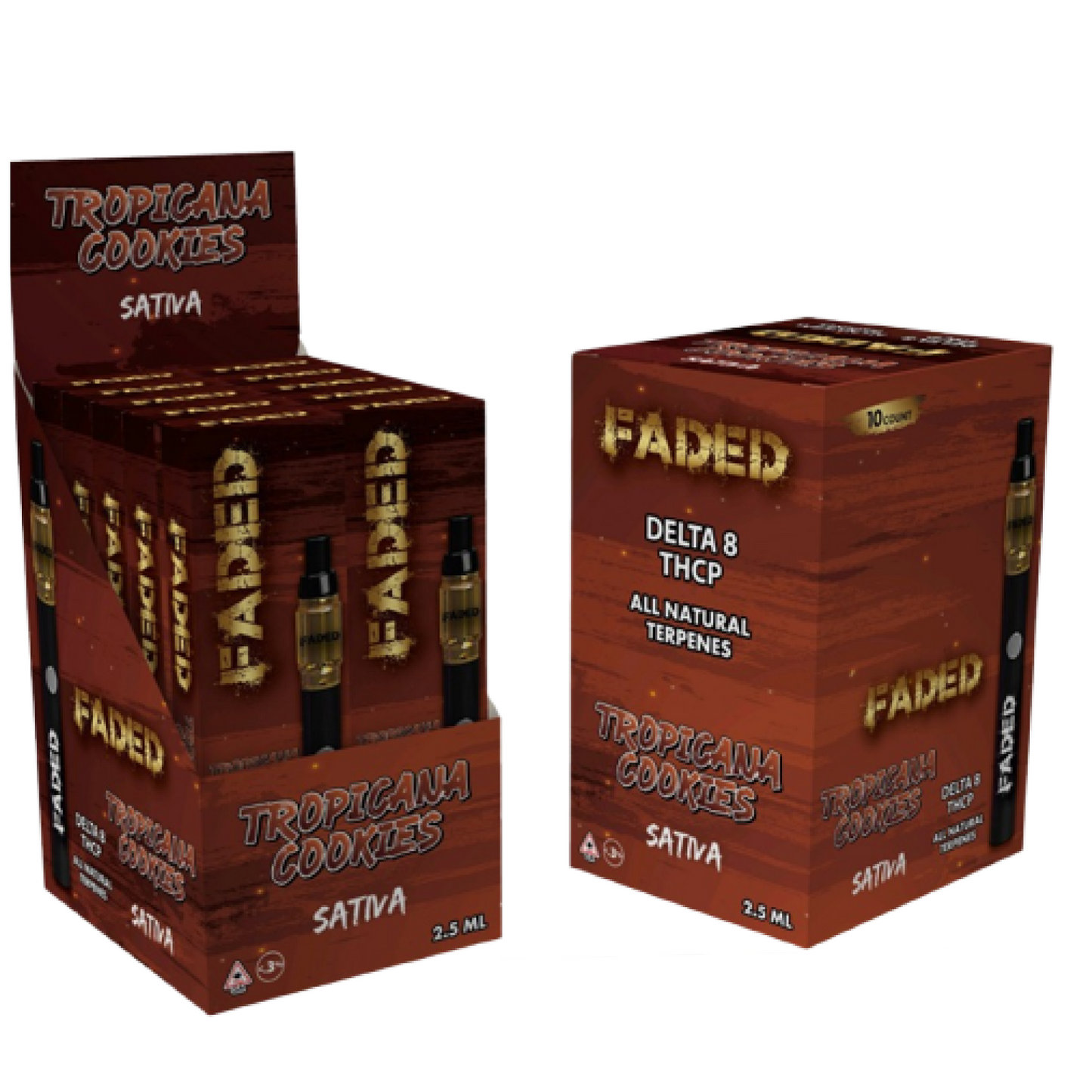 2.5ML Delta 8 + THC-P Disposables TROPICANA COOKIES
