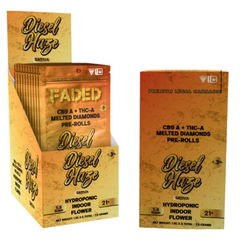 Faded 5 Count Diesel Haze THCA Prerolls