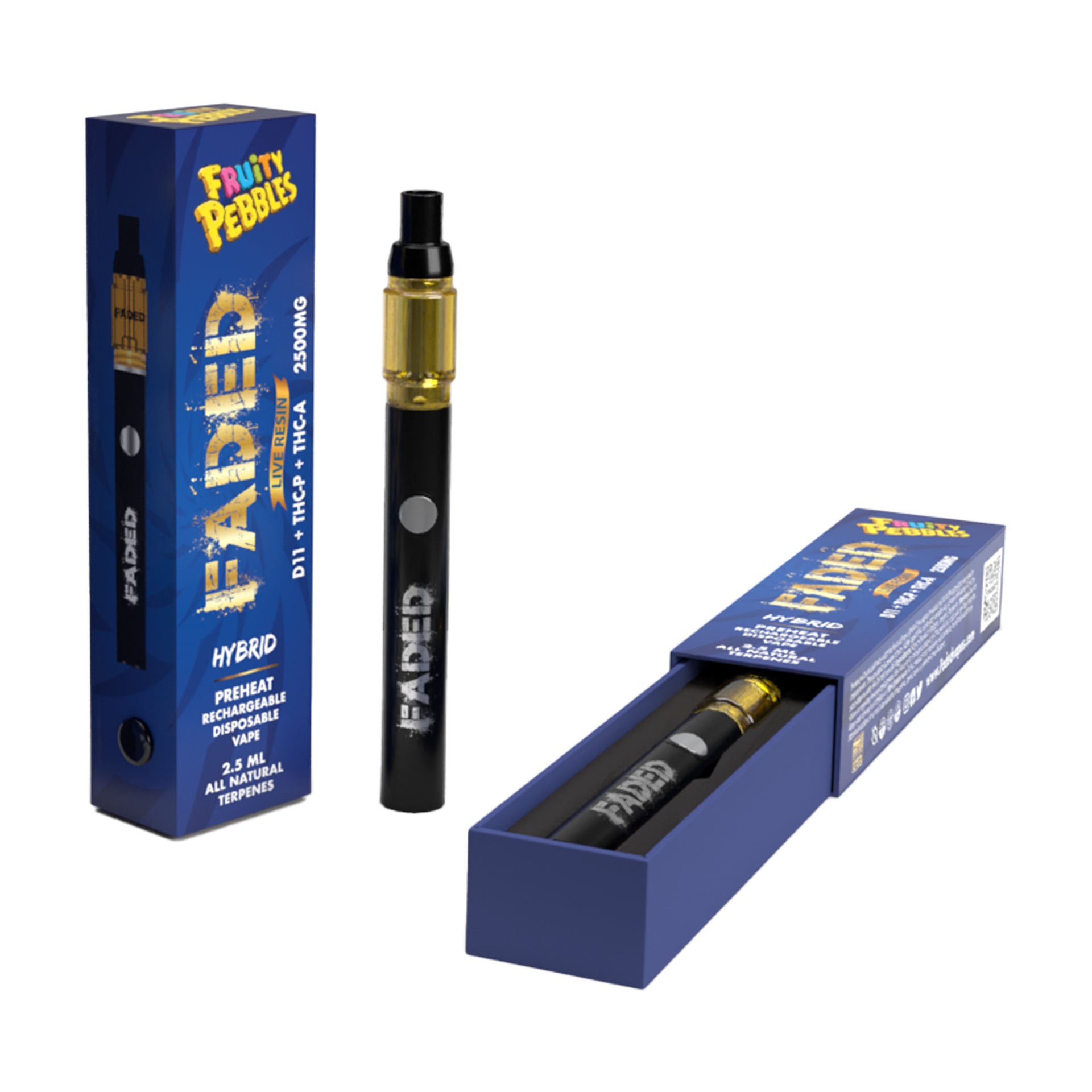 FADED DELTA-11+THC-P+THC-A RECHARGEABLE DISPOSABLE Faded FADED DELTA-11+THC-P+THC-A RECHARGEABLE DISPOSABLE Faded