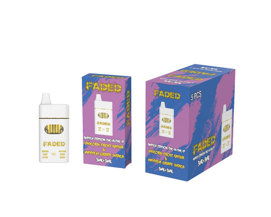 FADED SWITCH EDITION THC-A & THC-P 6ML DISPOSABLES | UNICORN FROST SATIVA & MAYHEM GRAPE INDICA